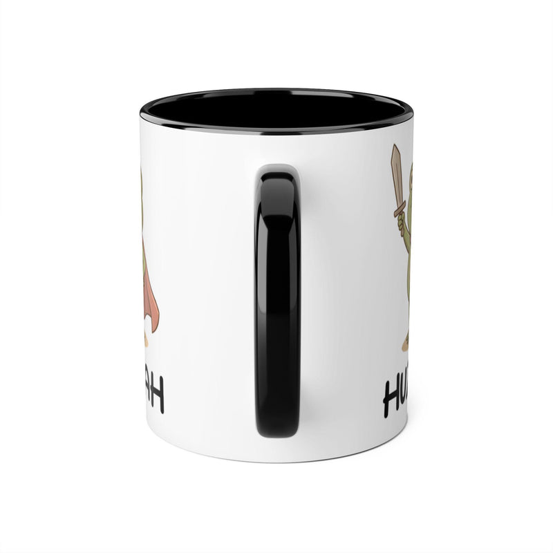 Frosch Tasse „Huzzah“ mit Ritter-Frosch und Schwert