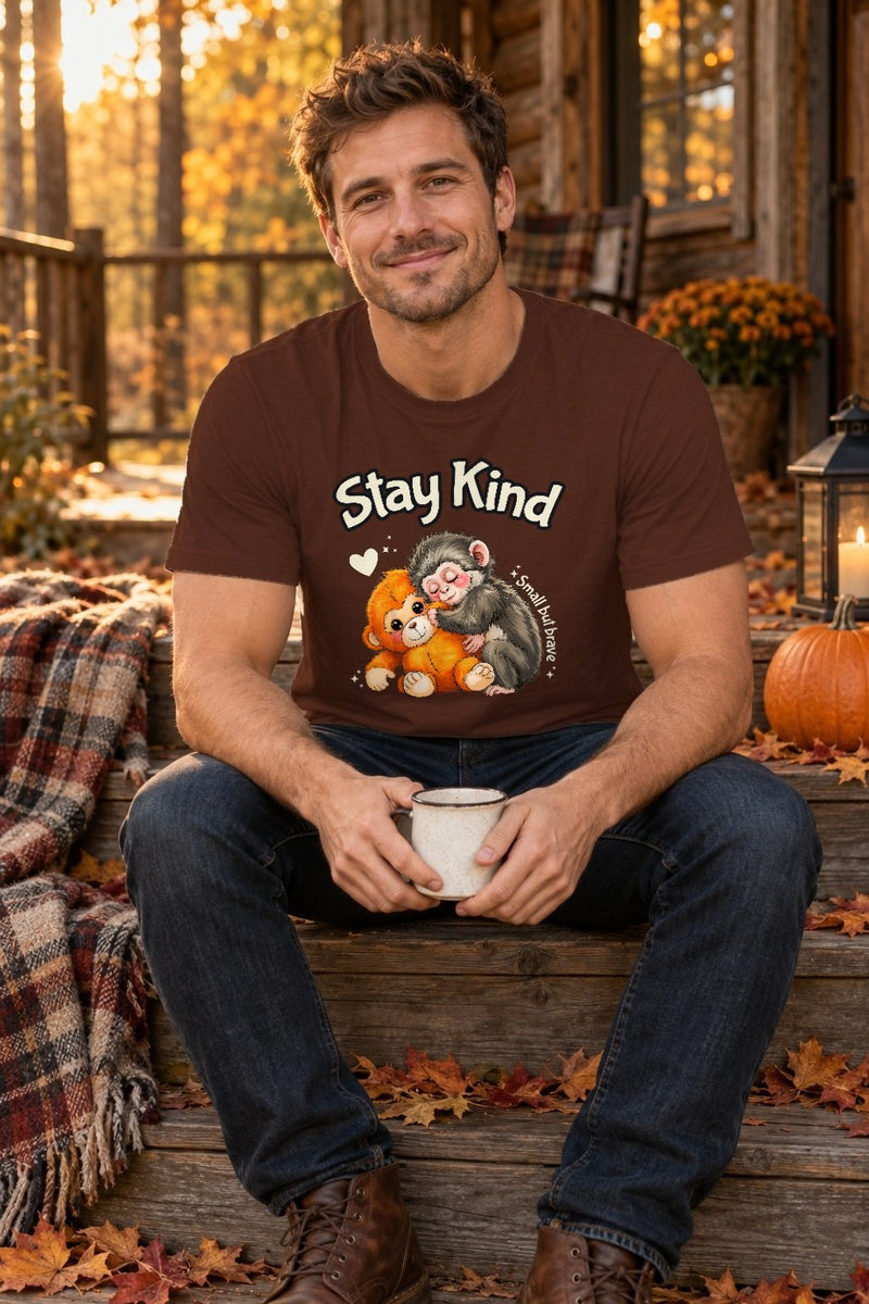 Affen-Shirt „Stay Kind“